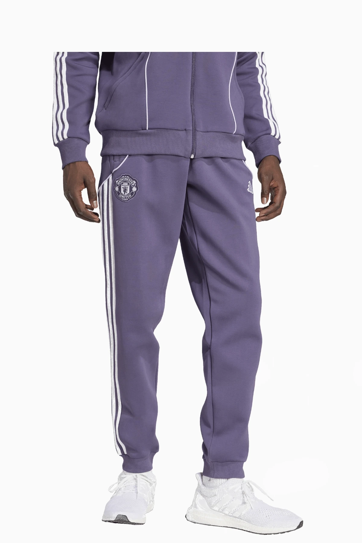 Spodnie adidas Manchester United 25/26 Urban Purist Track - Fioletowy