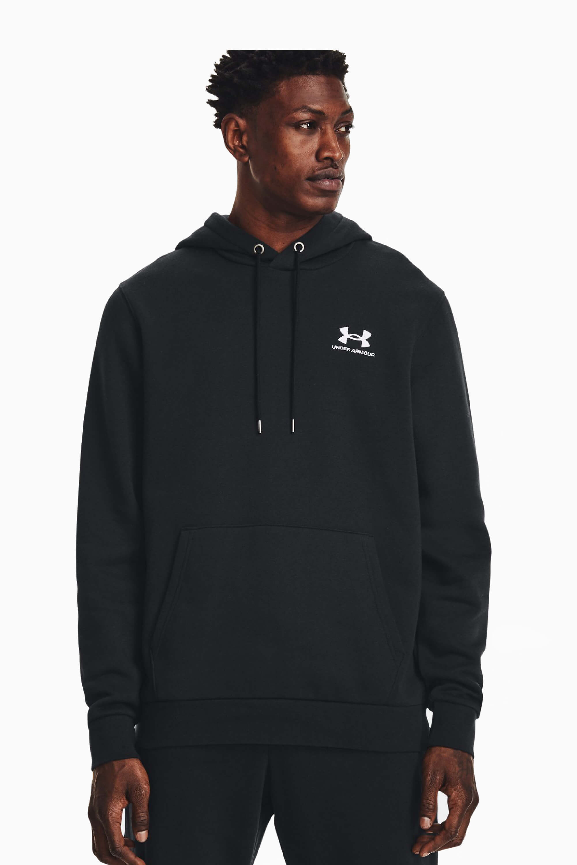 Bluza z kapturem Under Armour Essential Fleece - Czarny