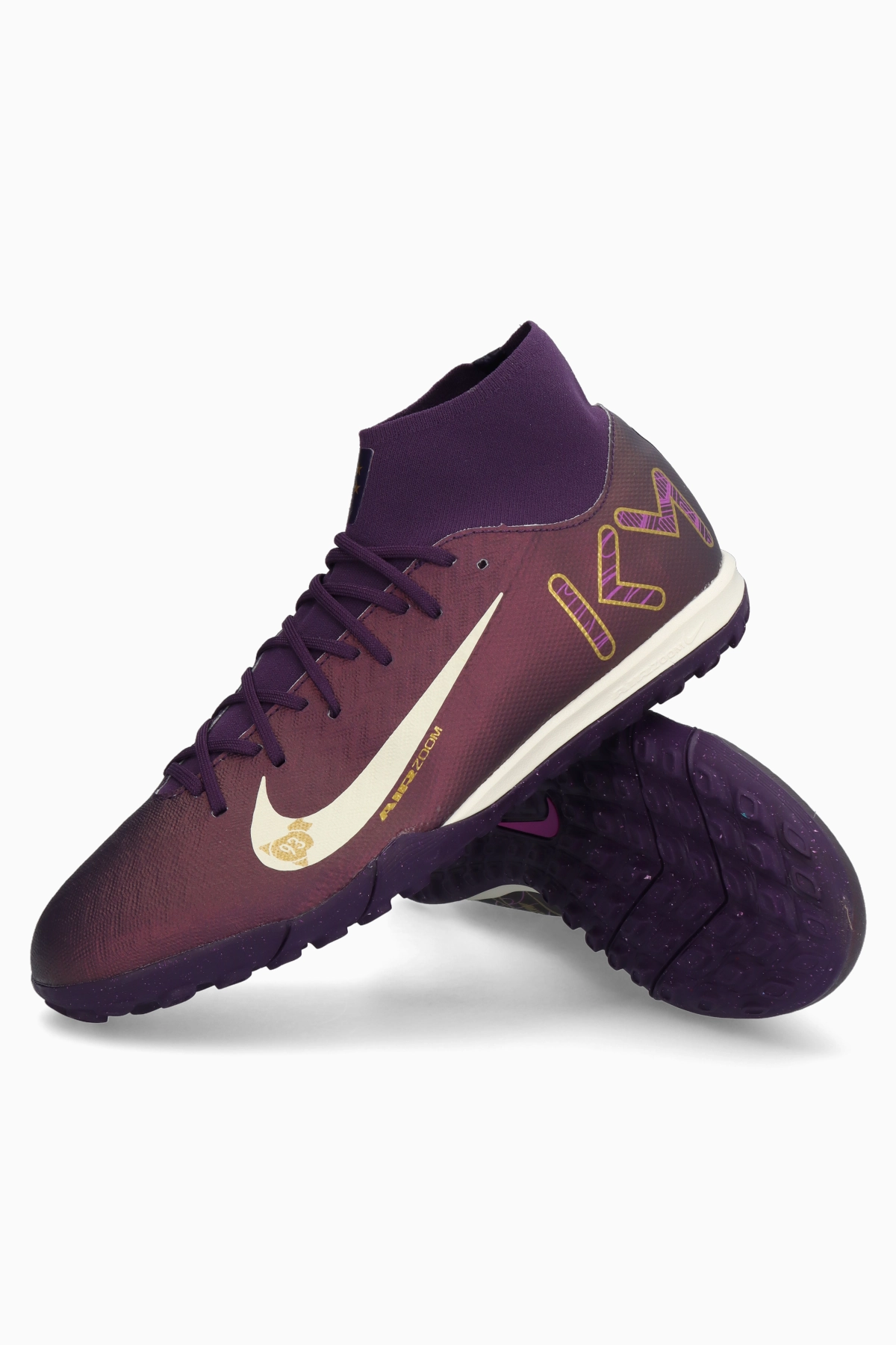Turfy Nike Zoom Mercurial Superfly 10 Academy Kylian Mbappé TF - Fioletowy