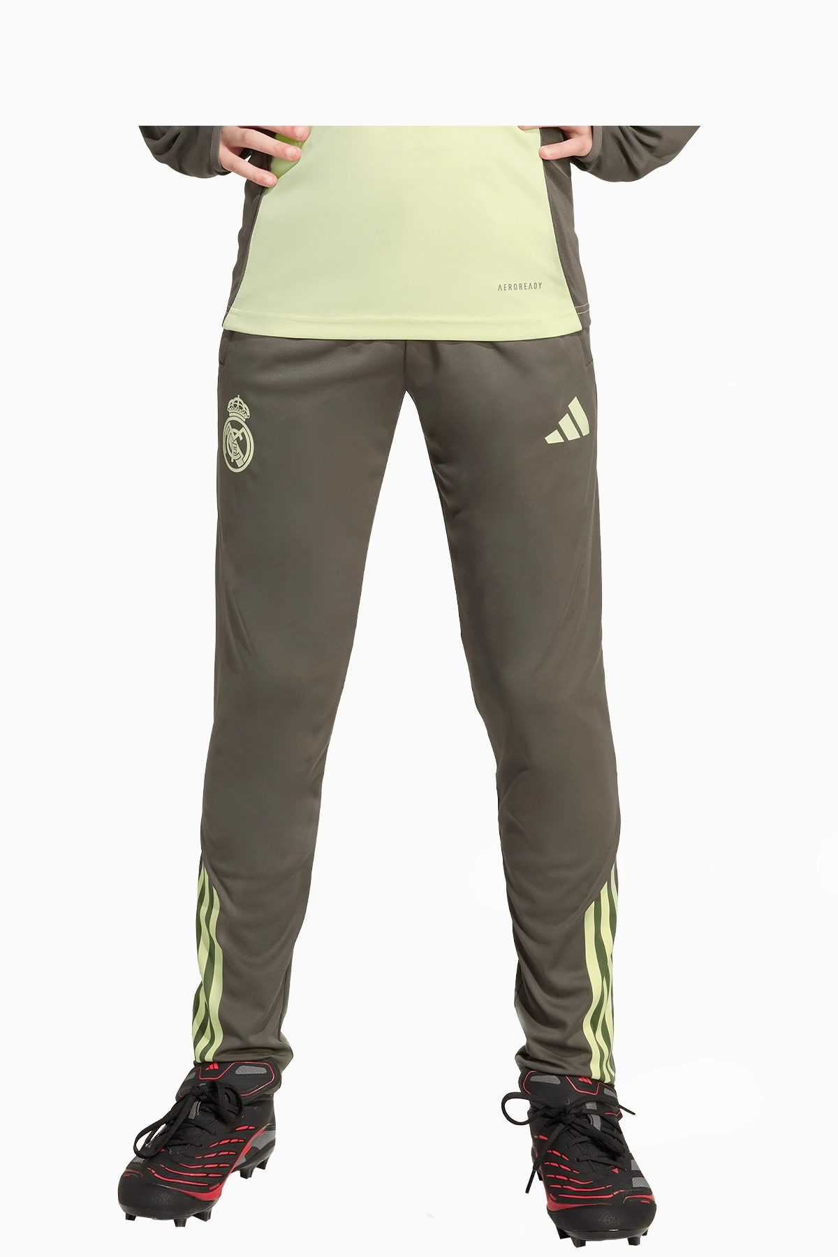 Spodnie adidas Real Madryt 25/26 Competition Training Junior - Zielony