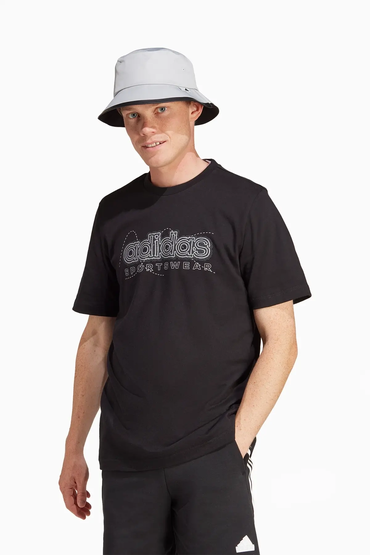 Koszulka adidas Growth Sportswear Graphic - Czarny
