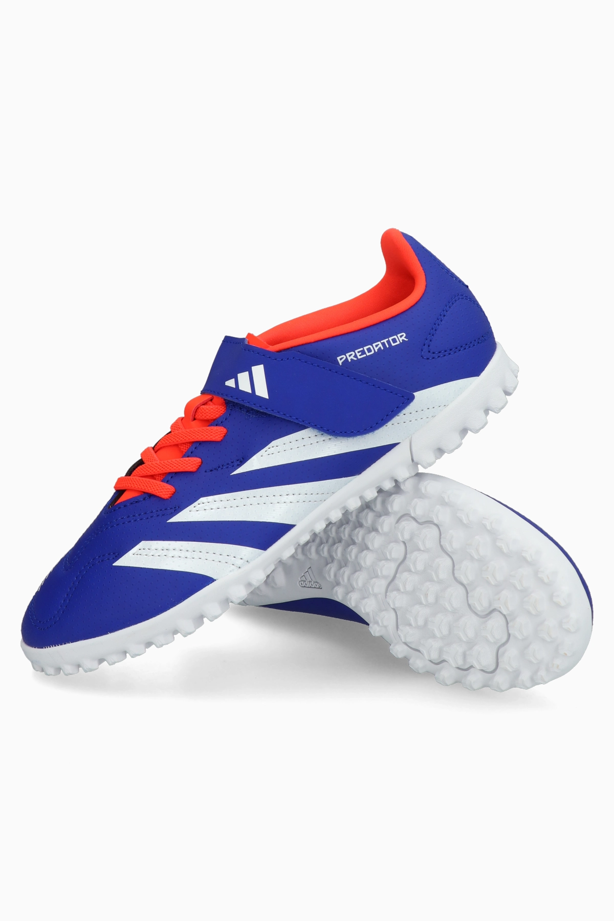 Turfy adidas Predator Club Hook-and-Loop TF Junior - Niebieski