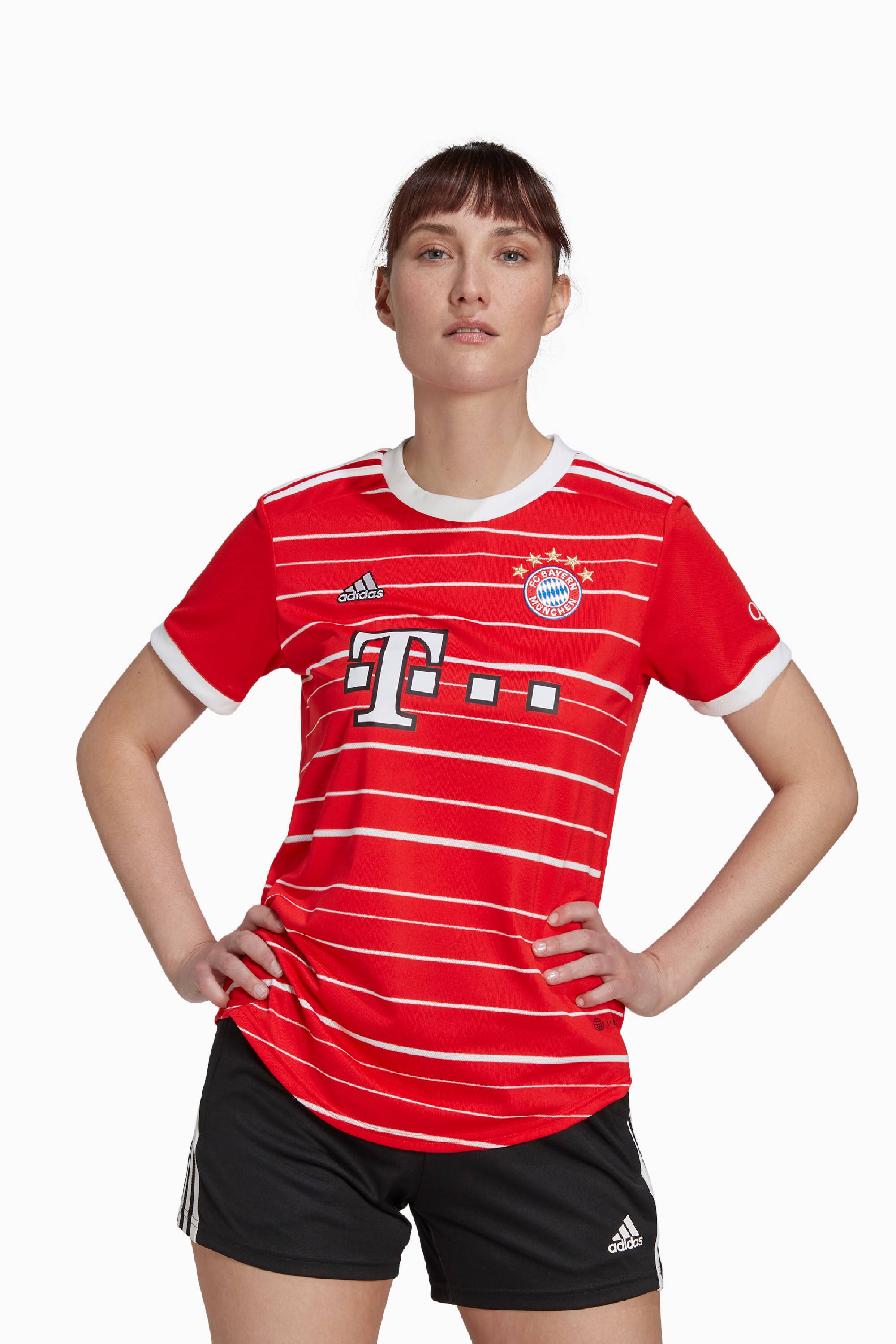 Koszulka adidas FC Bayern 22/23 Domowa Damska - Czerwony