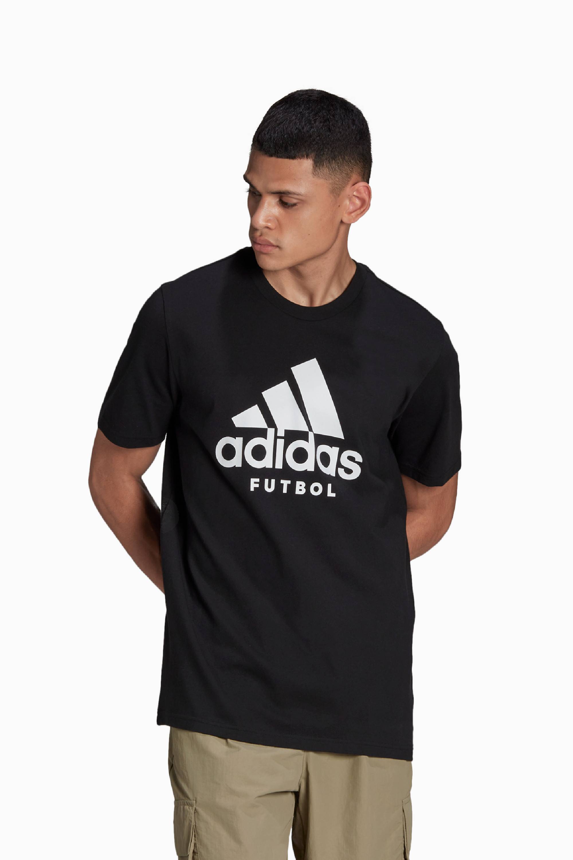 Koszulka adidas Futbol Logo - Czarny