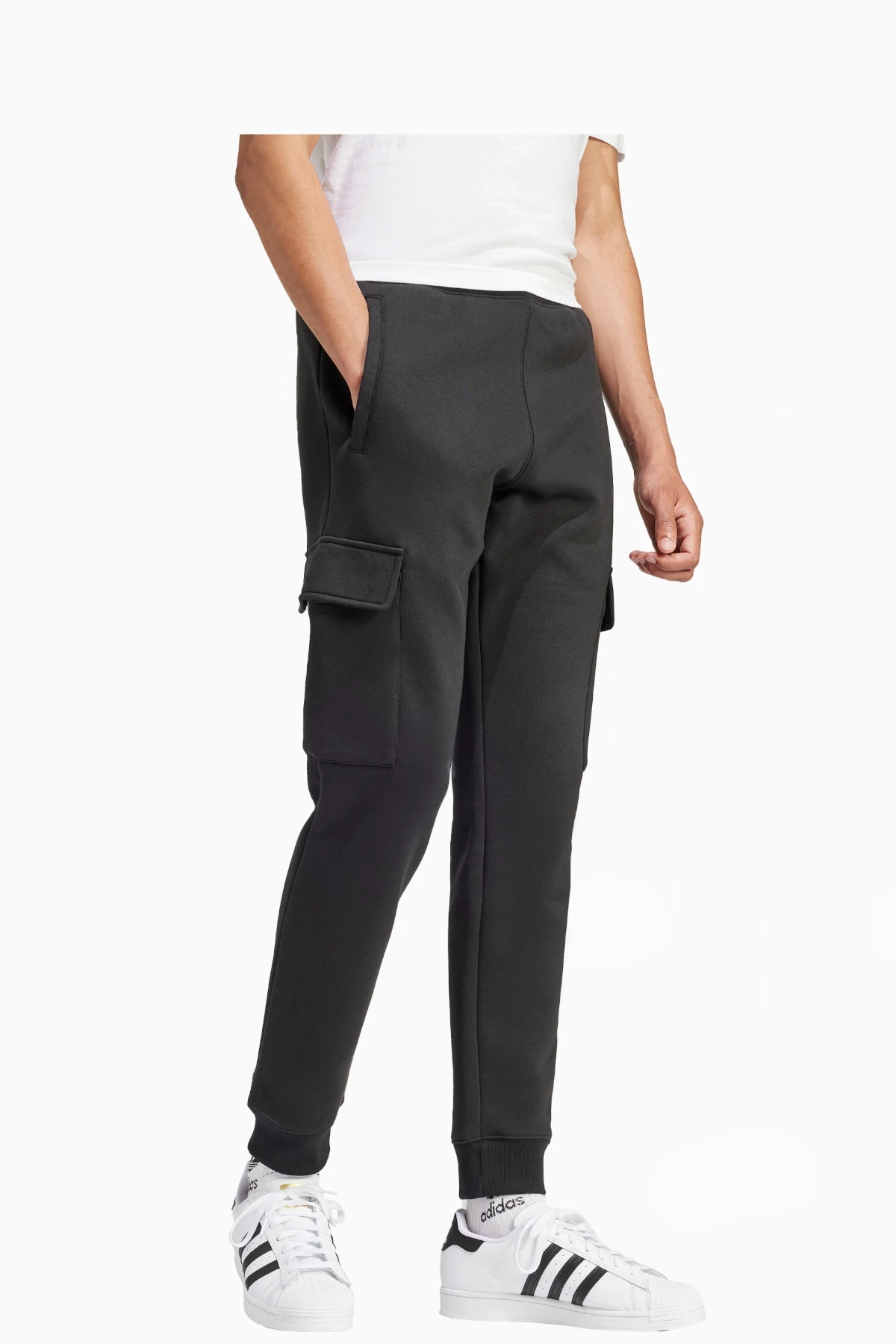 Spodnie adidas Trefoil Essentials Cargo - Czarny