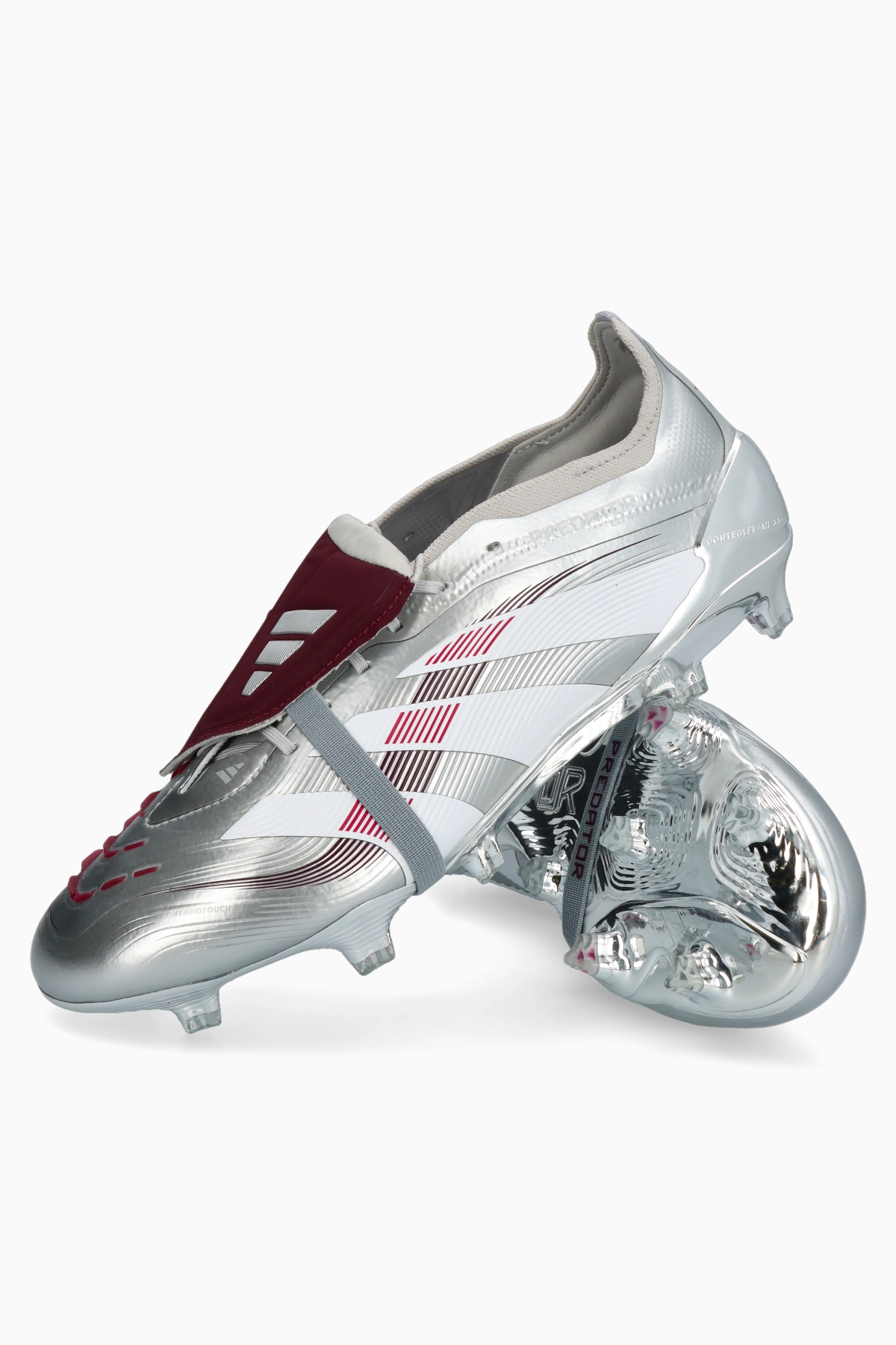 Korki adidas Predator Elite Bellingham FT FG - Srebrny