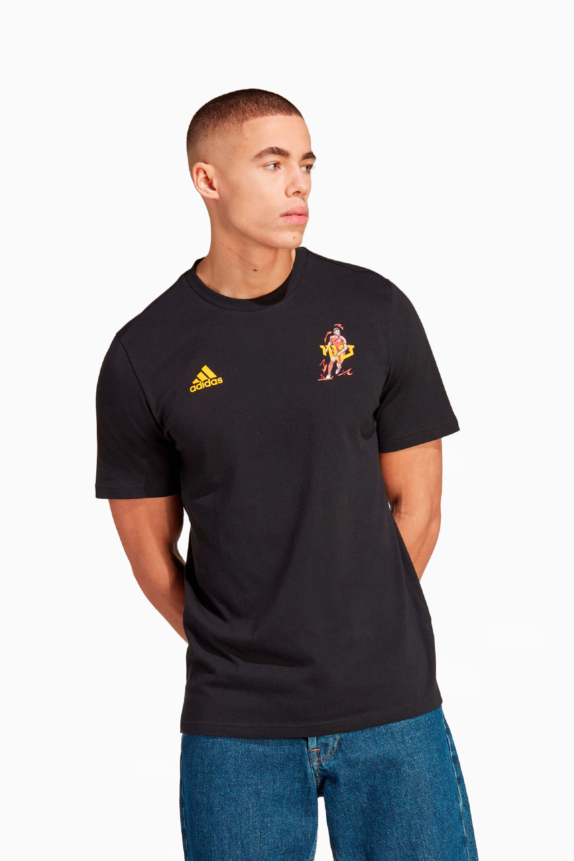Koszulka adidas Salah Football Icon Graphic - Czarny