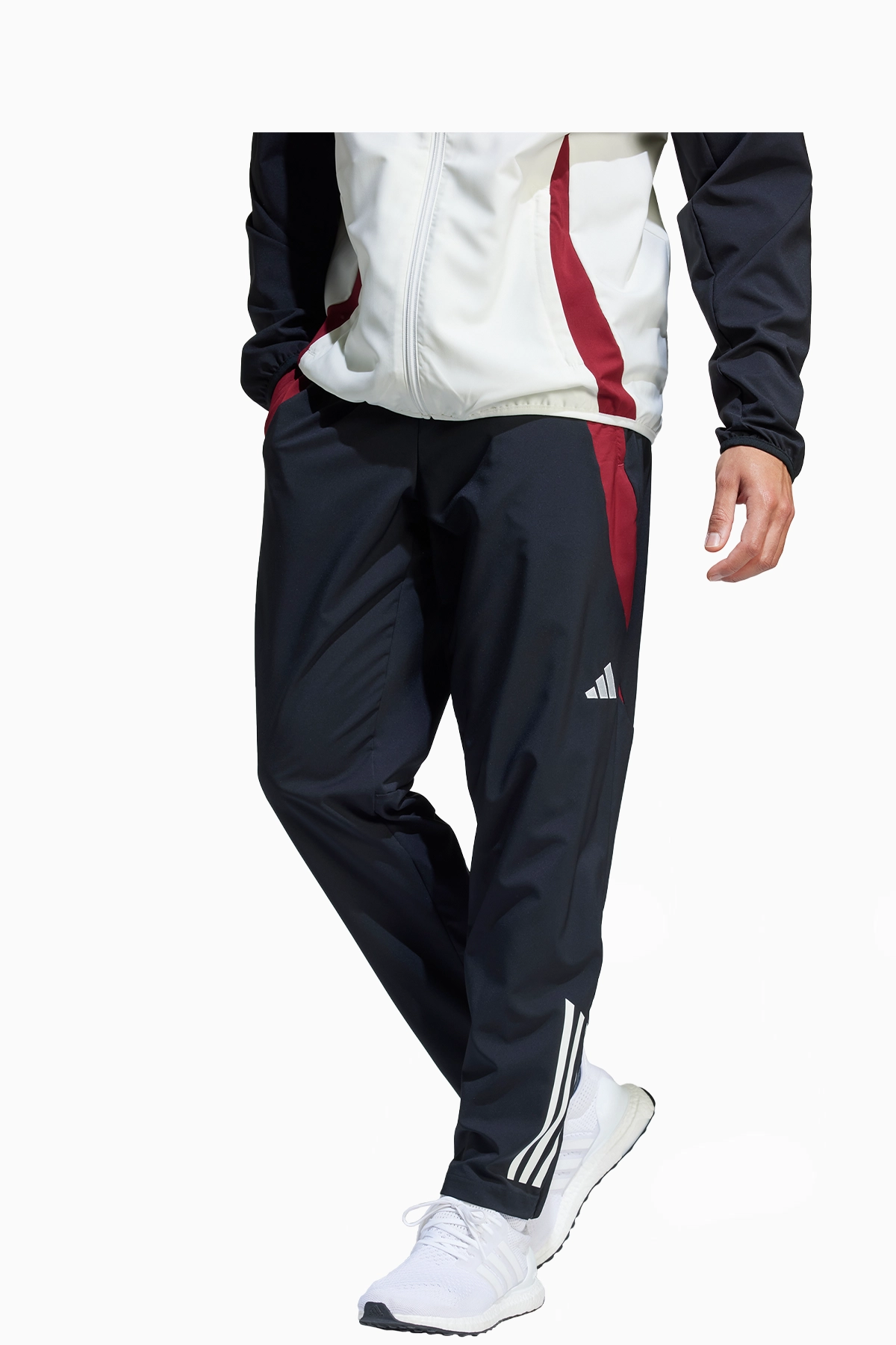 Spodnie adidas Manchester United 24/25 Presentation - Czarny