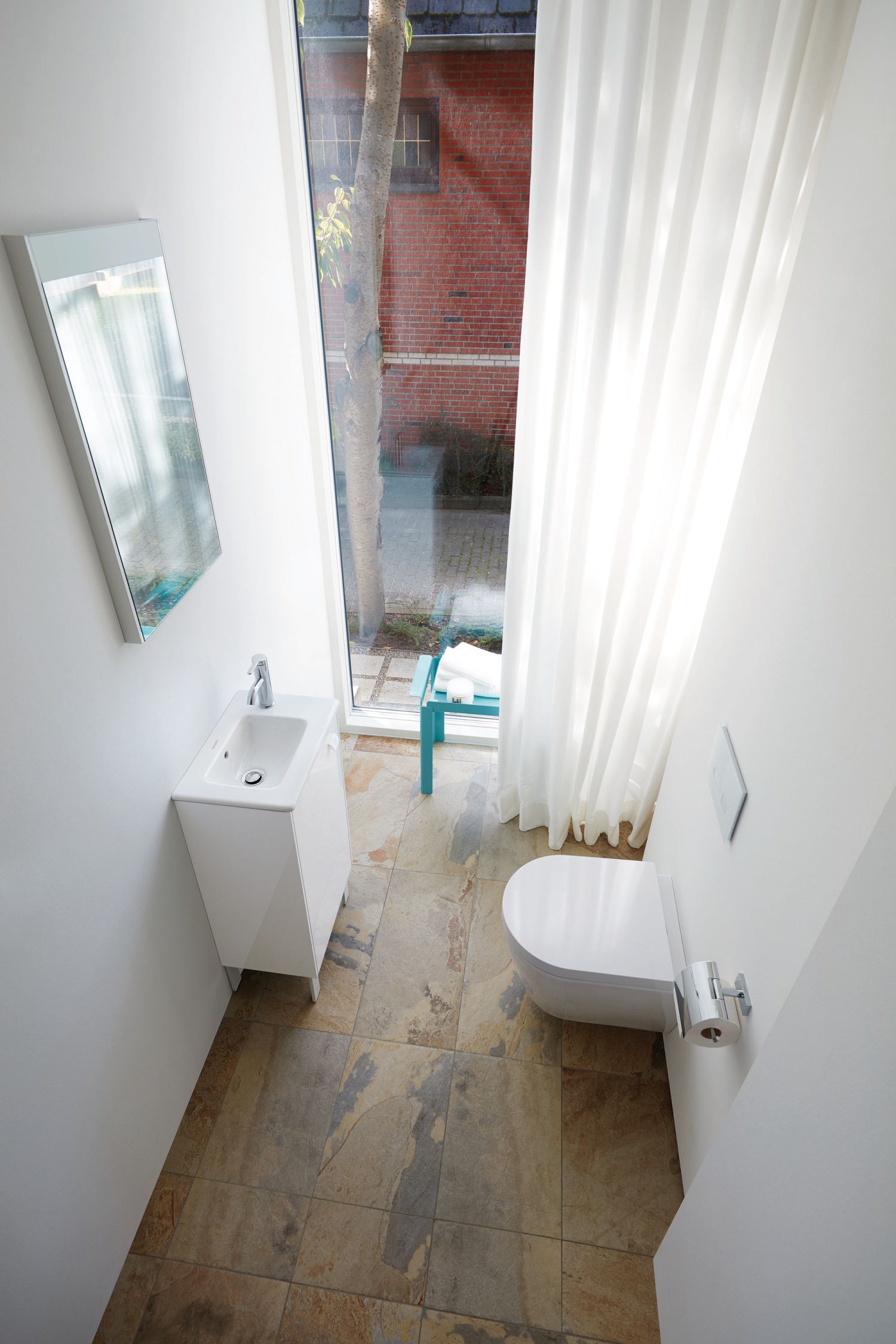 Duravit ME by Starck umywalka 43x30 cm meblowa prostokątna biała 0723430000