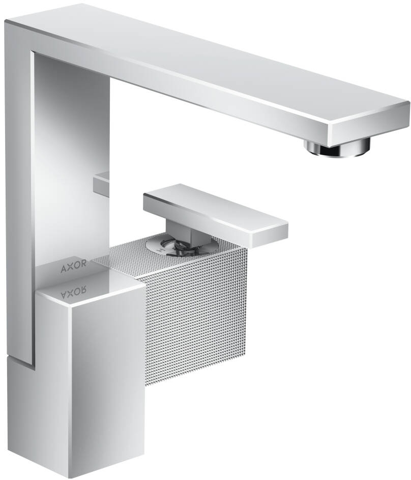 Axor Edge bateria umywalkowa stojąca szlif diamentowy EcoSmart chrom 46021000