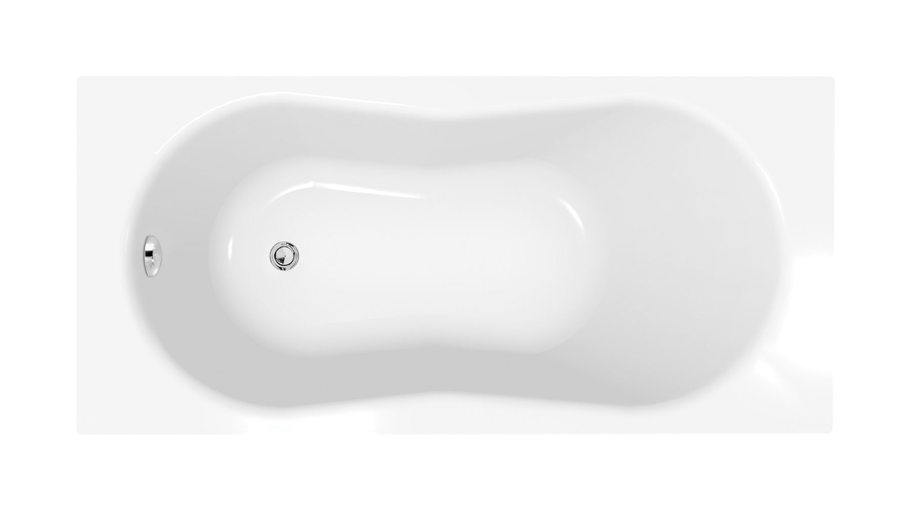 Cersanit Nike wanna 170x70 cm prostokątna biała S301-249