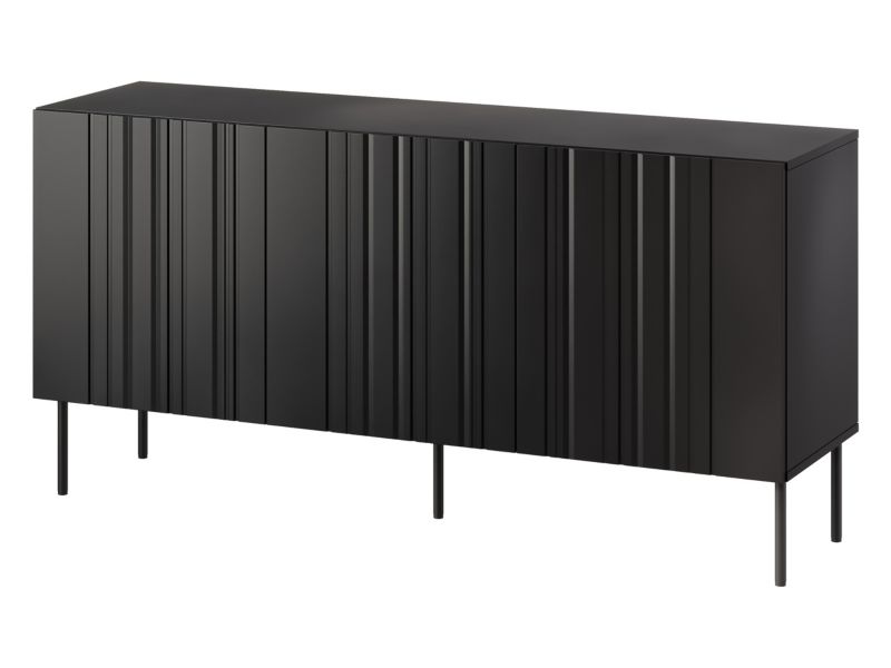 Komoda MIRJAN 24 Isla 150 3D czarny mat 1 szt.