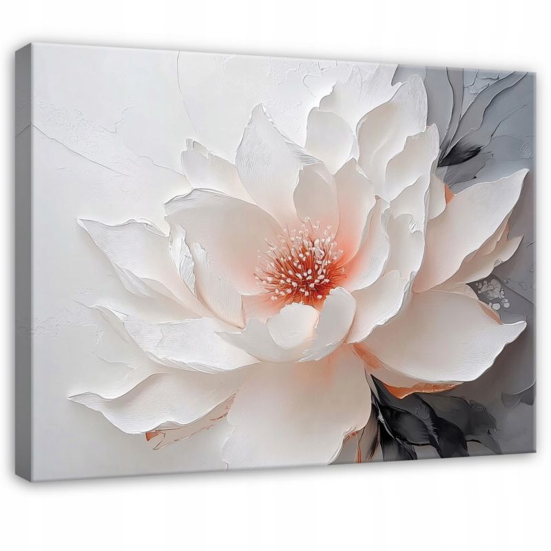 Obraz Do Sypialni Salonu Abstrakcja Kwiaty Na Płótnie Canvas WALLARENA 100x70 cm Dekoracja Ścienna 1 szt.