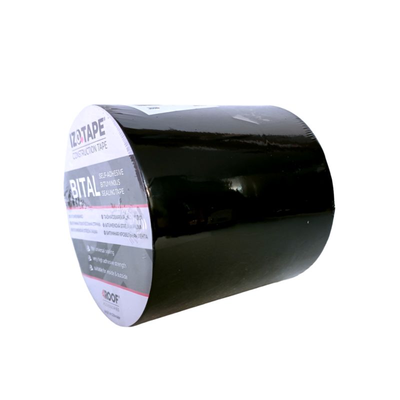 Taśma dekarska bitumiczna 4ROOF IZOTAPE BITAL 150mm 10mb kolor czarny (9005) bardzo elastyczna uszczelniająca 1szt.