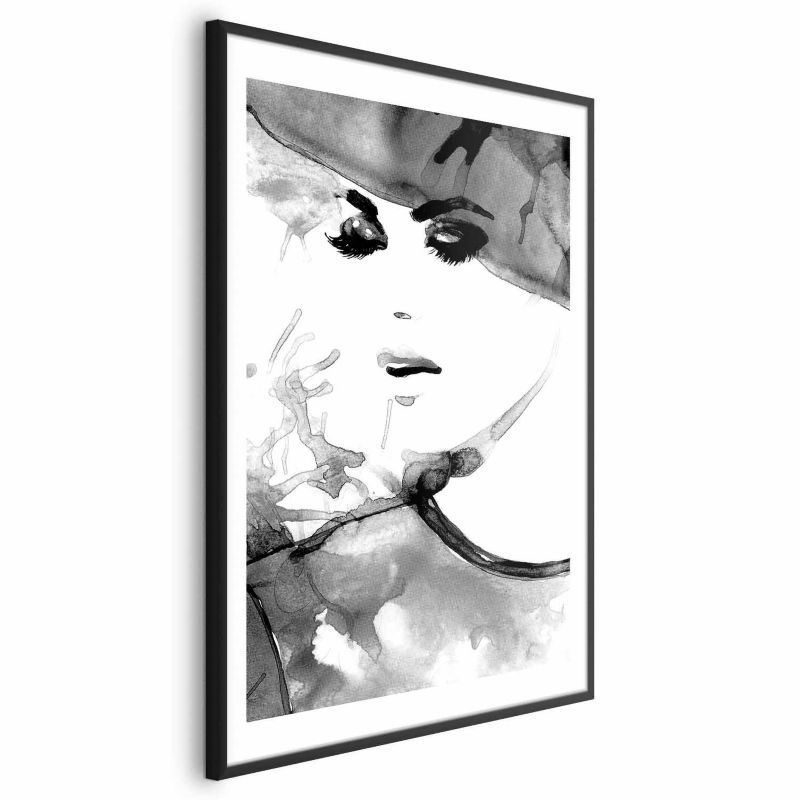 Plakat Artgeist Zakochana elegancja 21x30 cm z ramą czarną 1 szt