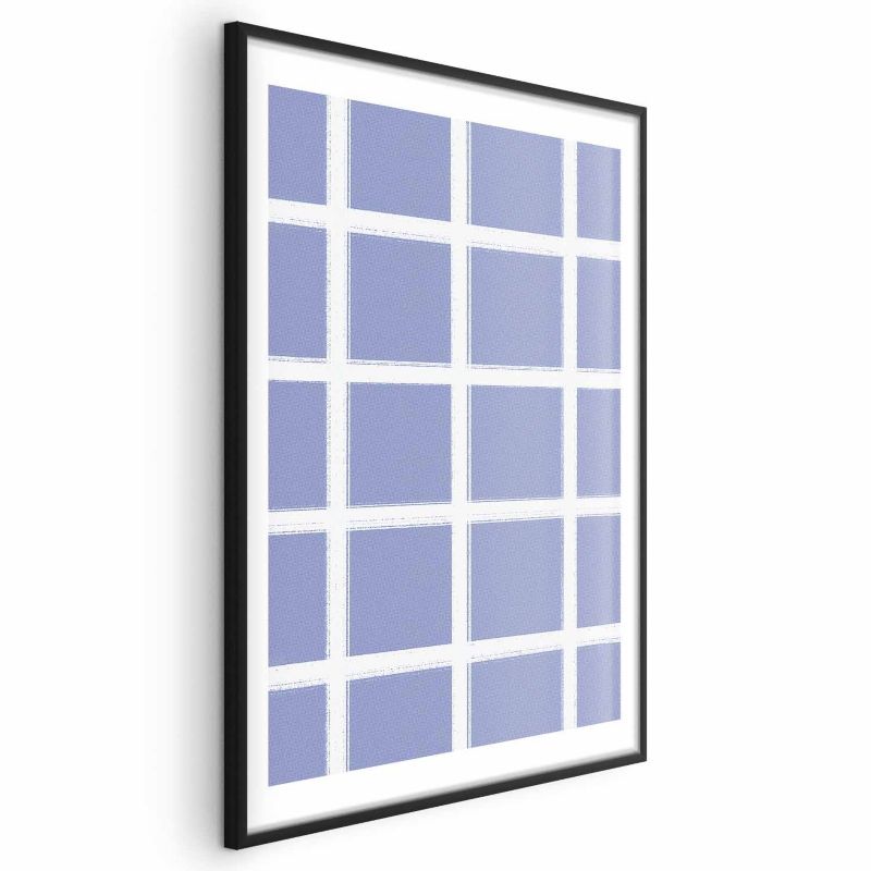 Plakat Artgeist Białe linie 29,7x42 cm z ramą czarną 1 szt
