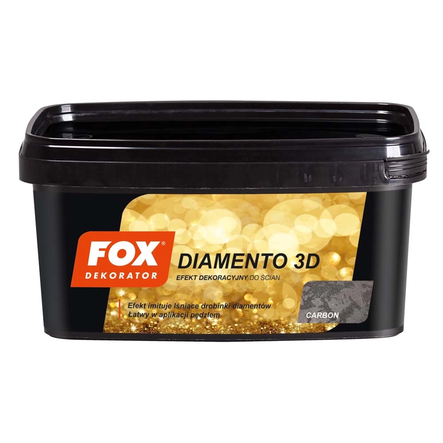 Farba dekoracyjna Diamento 3D carbon 1l