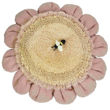 Poduszka podłogowa Pink Daisy, Planet Bee, Lorena Canals KC