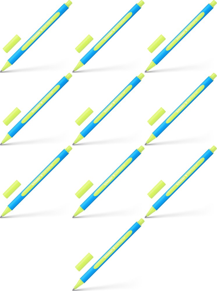 10x Długopis Schneider Slider Edge, XB, żółty