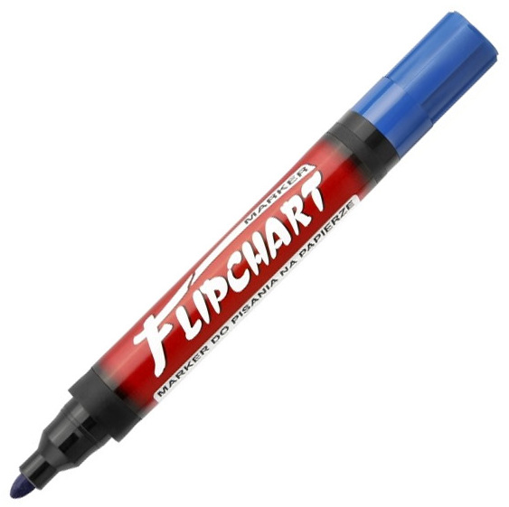 Marker do flipchartów Kamet Standard, okrągła, 5mm, niebieski