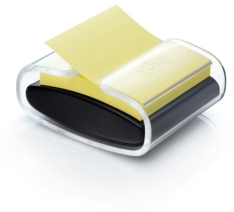 Podajnik do karteczek samoprzylepnych Post-it Pro + notes 100 karteczek, czarny