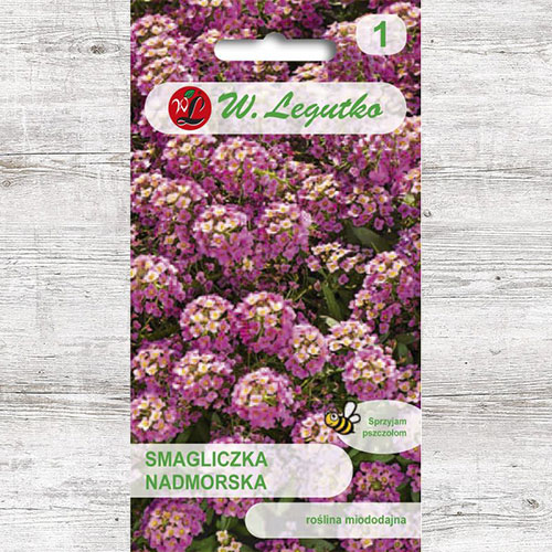 1 pac, Alyssum roz Legutko - Semințe: Mod de ambalare: 0.5 g