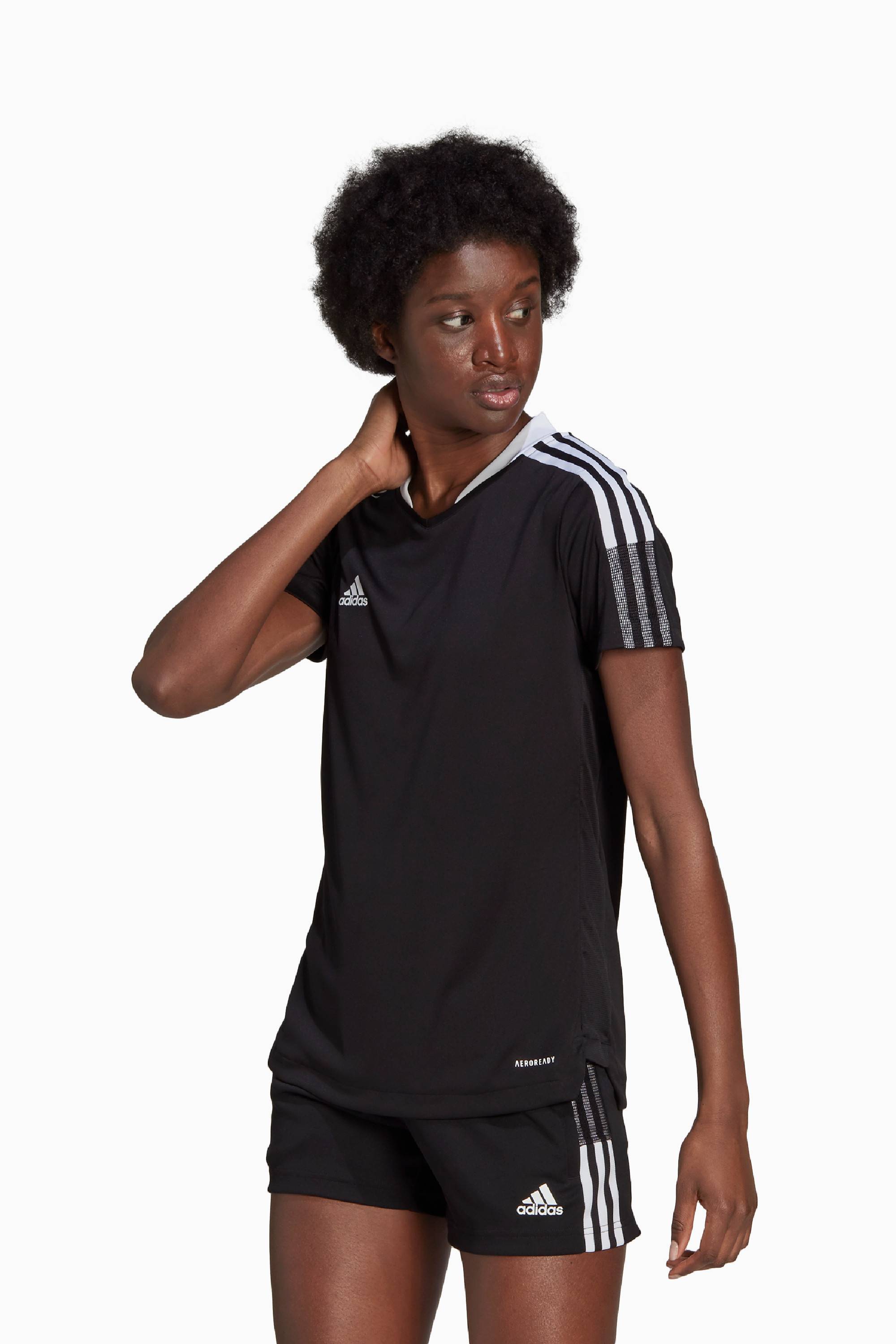 Koszulka adidas Tiro 21 Training Damska - Czarny