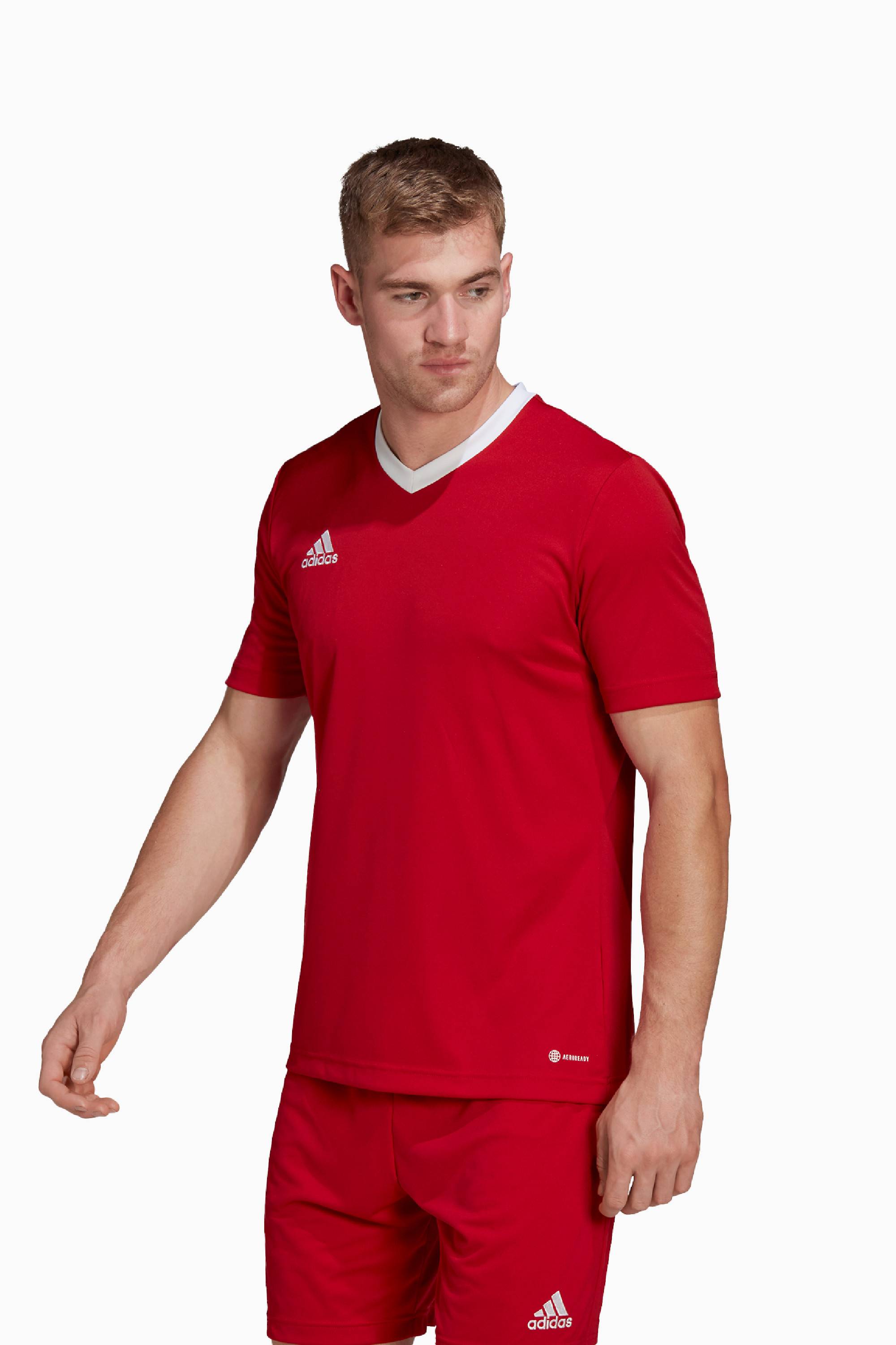 Koszulka adidas Entrada 22 - Czerwony