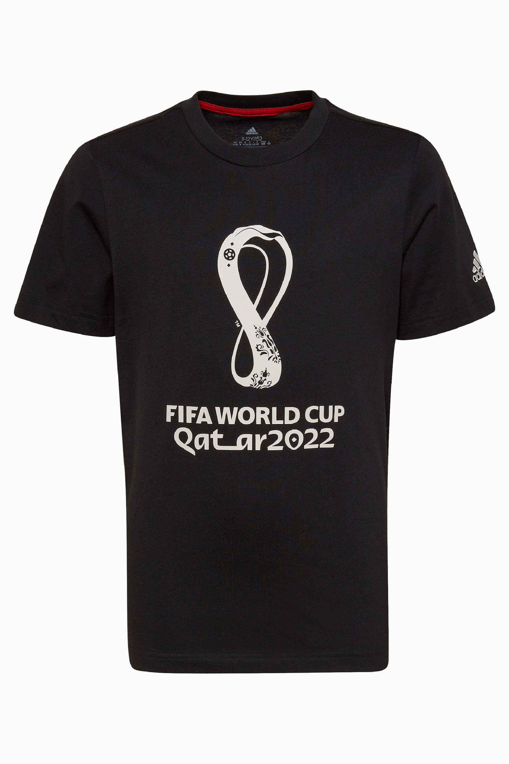 Koszulka adidas World Cup 2022 Graphic Junior - Czarny
