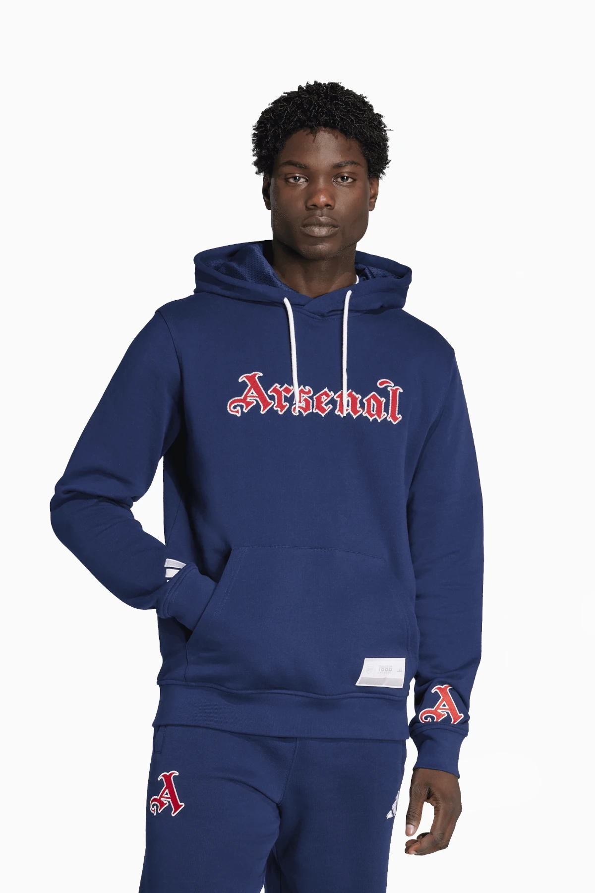Bluza z kapturem adidas Arsenal FC 25/26 US Pack - Granatowy