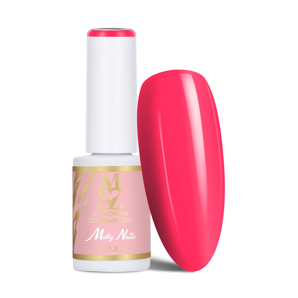 Lakier hybrydowy Molly Nails @Summer Love by Monika Szlósarczyk HEMA/Di-HEMA Free 7g Nr 4