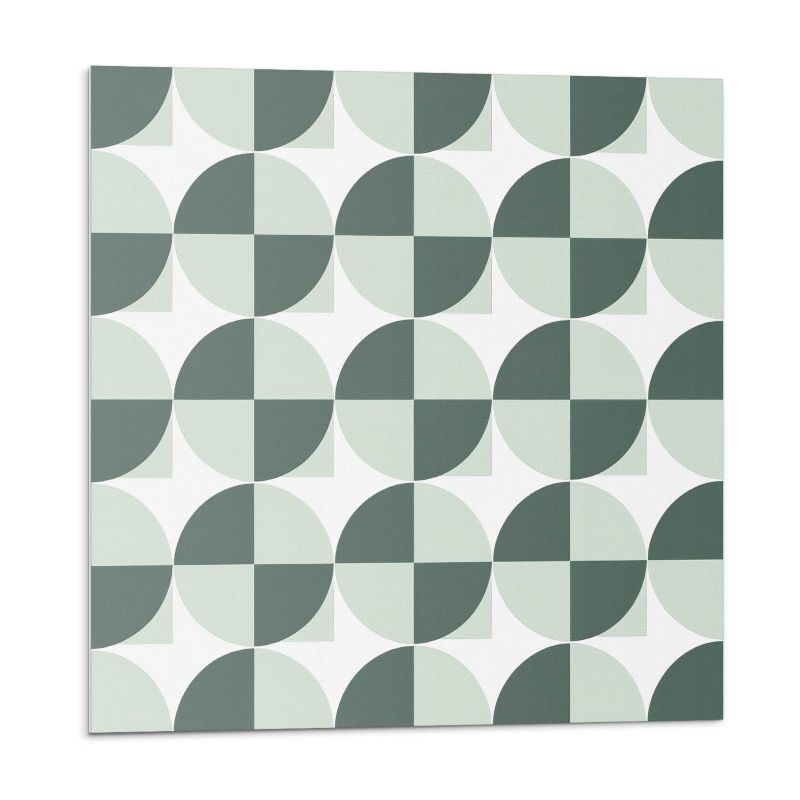 Kafelki samoprzylepne Wallfluent 30x30 cm Geometria okręgów i kwadratów 9 szt.