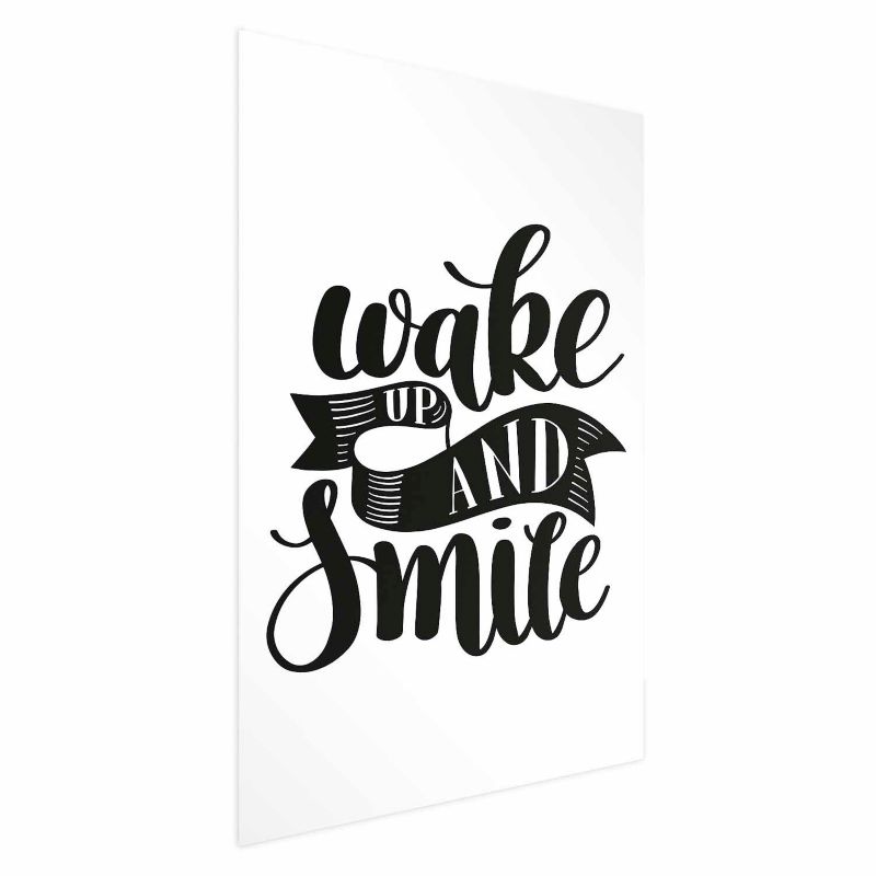 Plakat Artgeist Wake up and smile 29,7x42 cm bez ramy 1 szt