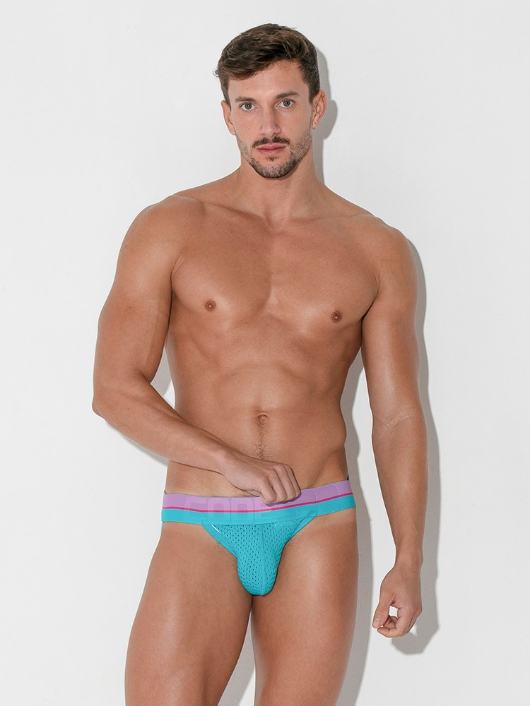 Jockstrap męski | Bright Mesh 2083 Turquoise | CODE22