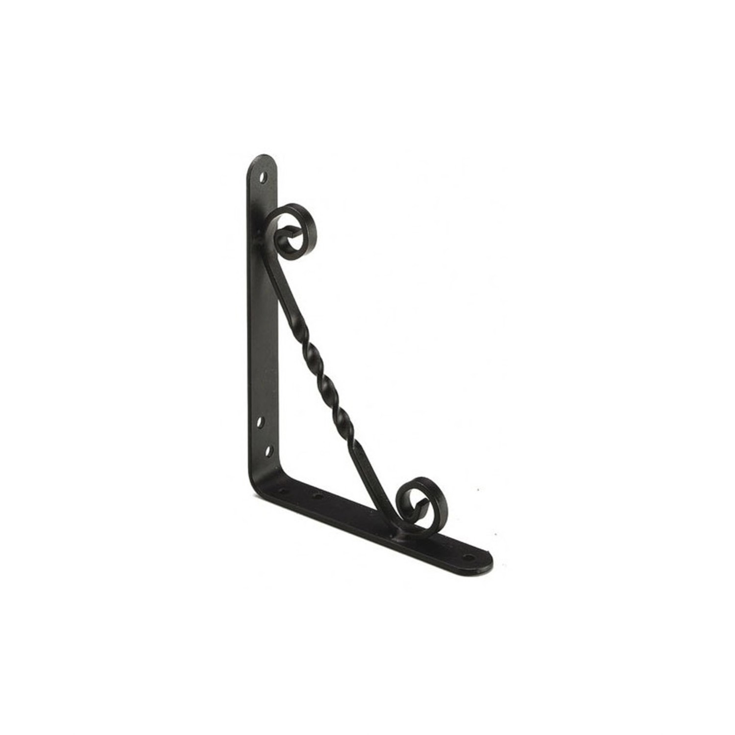 Agas Wspornik do półki 150x125mm czarny max.150kg