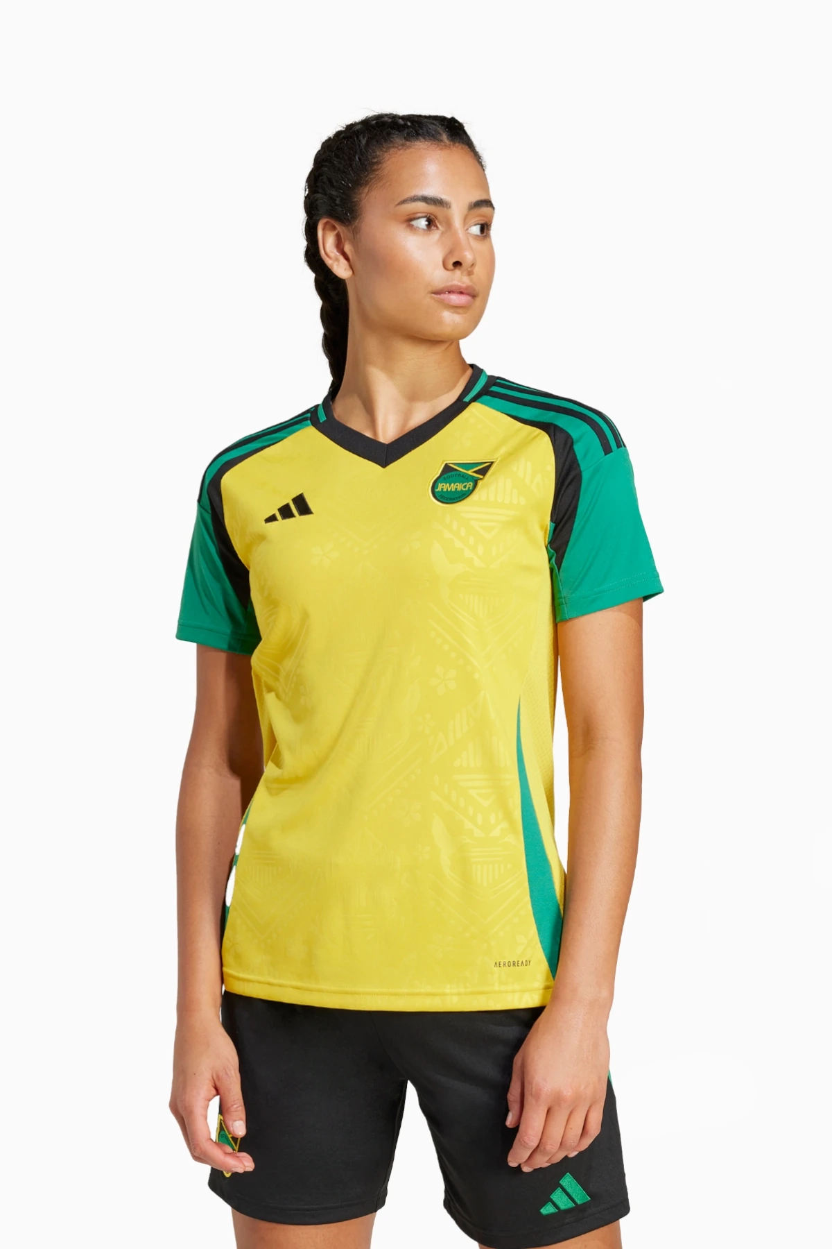 Koszulka Reprezentacji Jamajki adidas 2024 Domowa Damska - Żółty