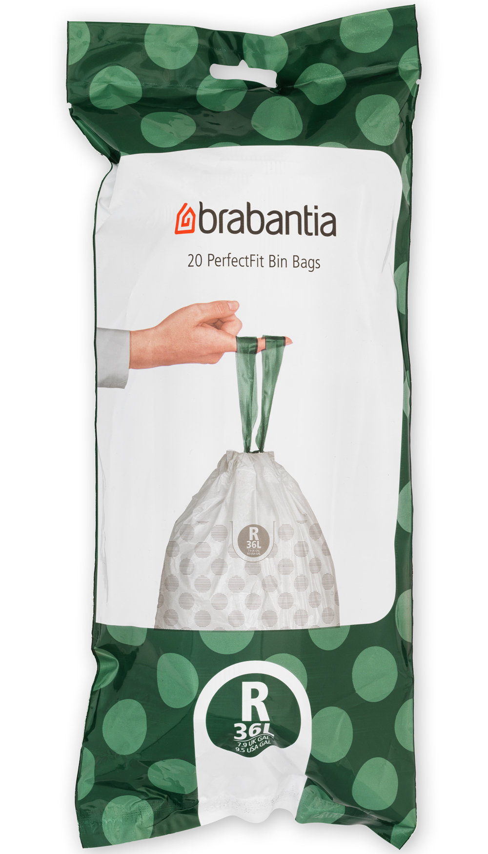 Brabantia PerfectFit worki na śmieci 36 l (20 szt) biały 138508
