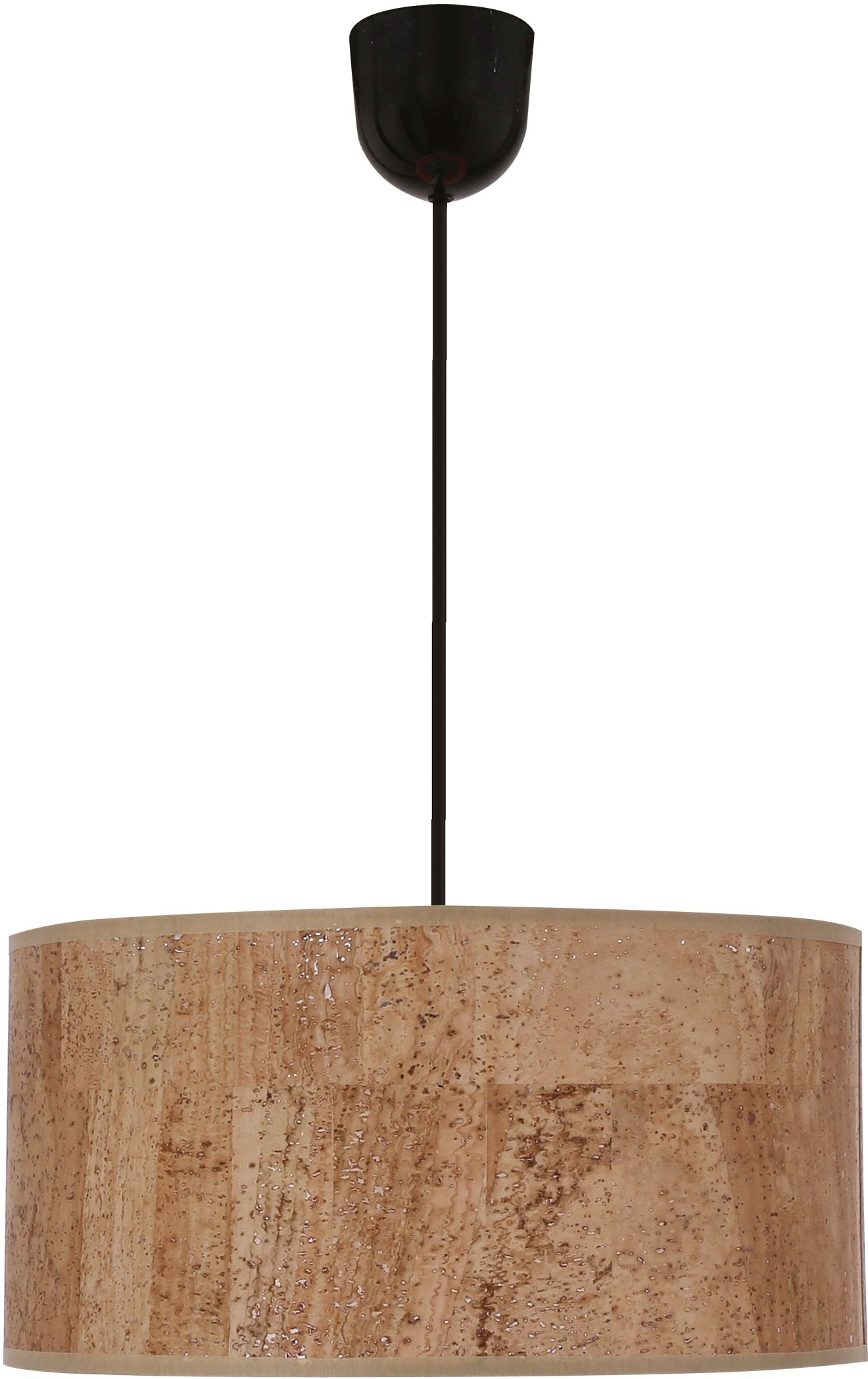 Candellux Ecoline lampa wisząca 1x60W czarny/beżowy 31-18519
