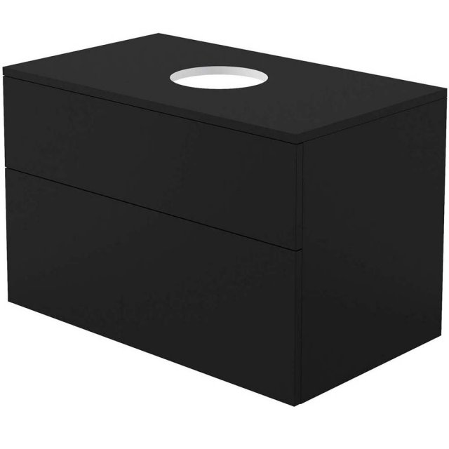 DEANTE Szafka podumywalkowa PRIZMA z blatem 80 nero SDI_NB81