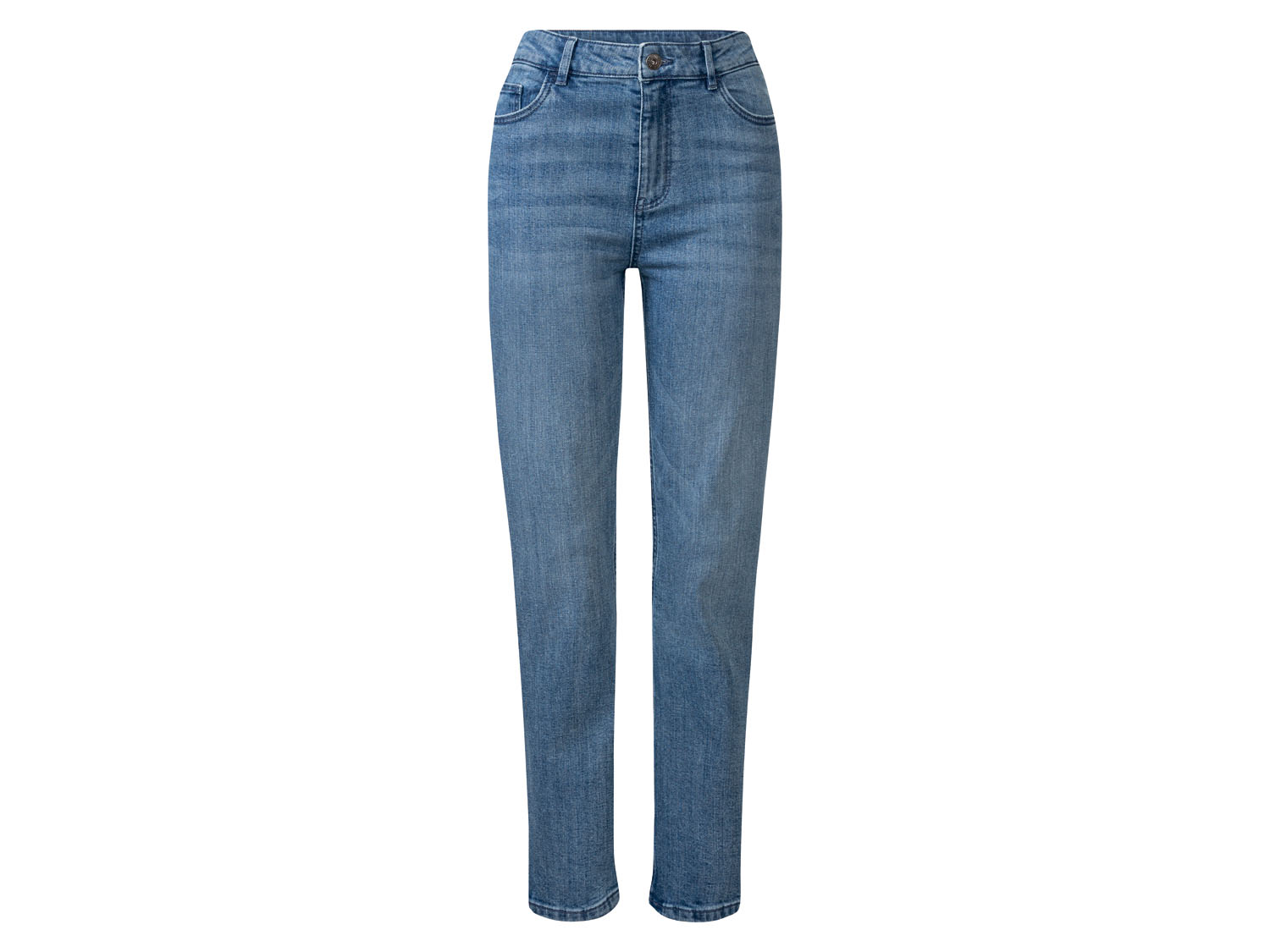 esmara Jeansy damskie, straight fit 36, niska sylwetka, Jasnoniebieski