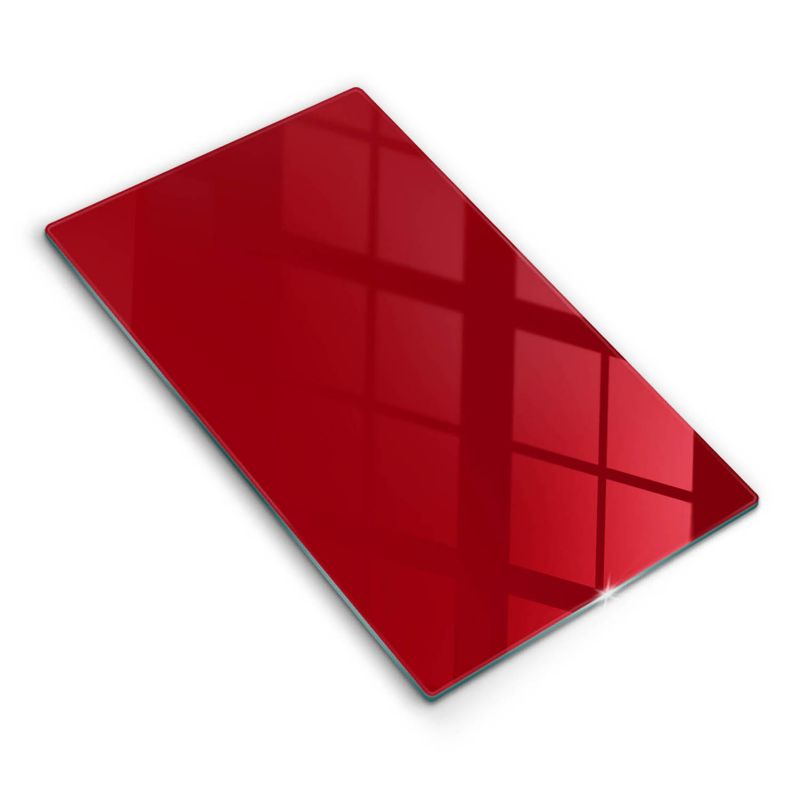Szklana deska do krojenia Wallfluent 30x52 cm Kolor czerwony 1 szt.
