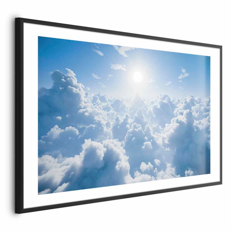 Plakat Artgeist Niebiański spokój 90x60 cm z ramą czarną 1 szt