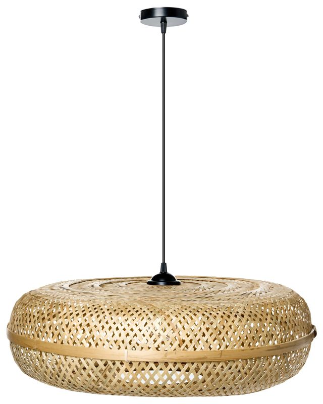 Lampa wisząca Lajas Drewno bambusowe Naturalny 1 szt.