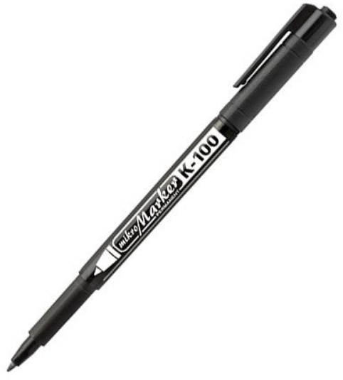 Foliopis Kamet K-100, 0.8-1.2mm, czarny