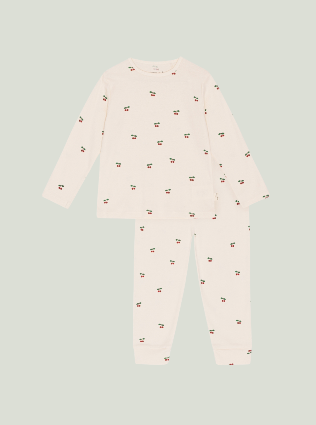 Piżamka SLEEPY PJ GOTS CHERRY KONGES SLØJD