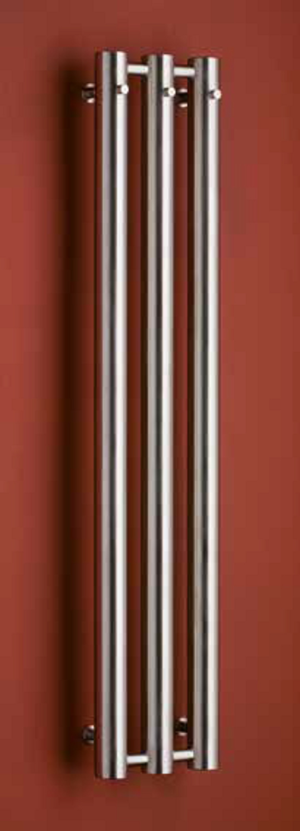 P.M.H. Rosendal Massive grzejnik łazienkowy 29,2x150 cm stal nierdzewna szczotkowana R70/3SS