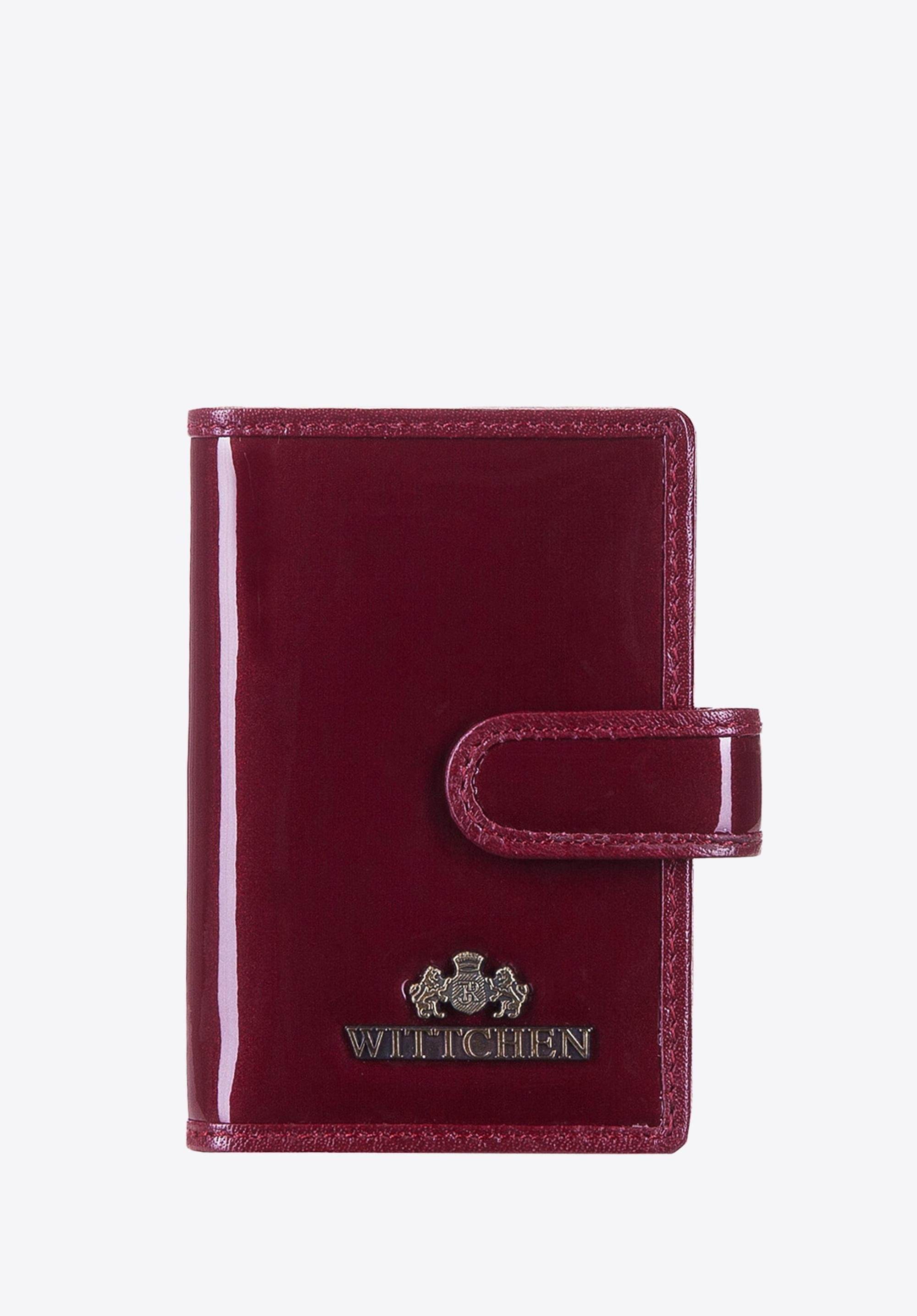 Etui na karty kredytowe bordowe