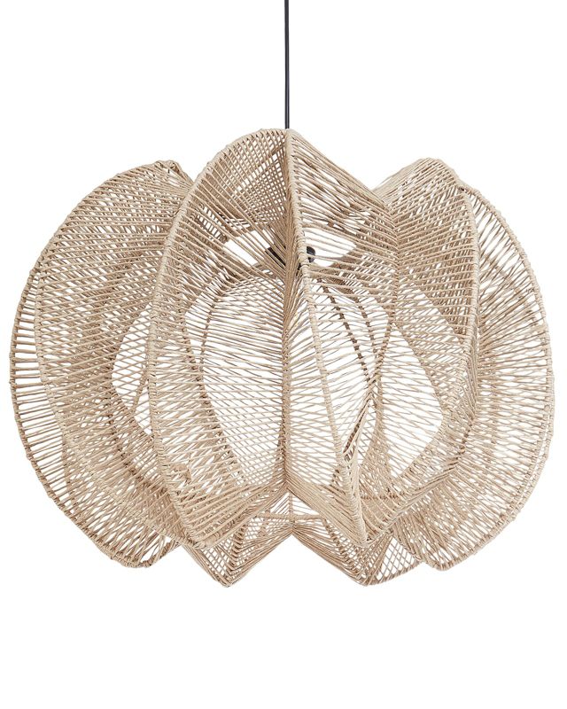 Lampa wisząca Maninga Plecionka Jasnobrązowy 1 szt.