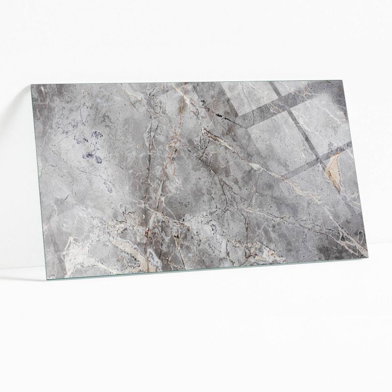 Blat Szklany z Nadrukiem Wallfluent 100x50 cm Marmurowy motyw w naturze 1 szt.