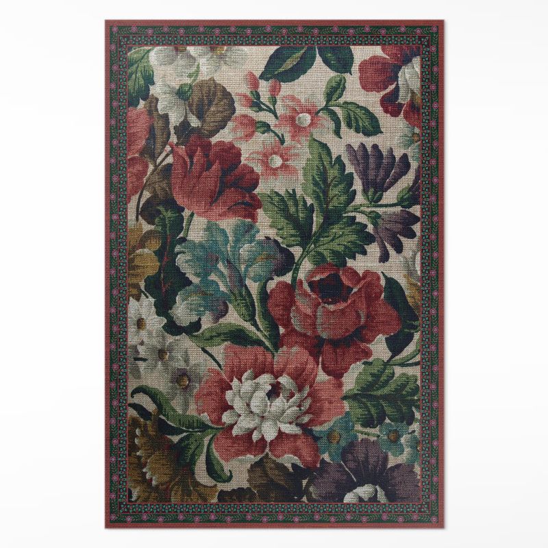 Ozdobna Wykładzina Winylowa Wallfluent 150x225 cm Delikatny kwiatowy wzór 1 szt.
